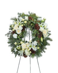 Unforgettable Standing Wreath from Brennan's Florist and Fine Gifts in Jersey City