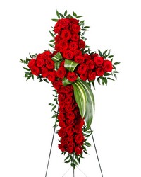 Heavenly Rose Cross from Brennan's Florist and Fine Gifts in Jersey City
