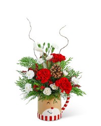 Merry Reindeer Keepsake Mug from Brennan's Florist and Fine Gifts in Jersey City